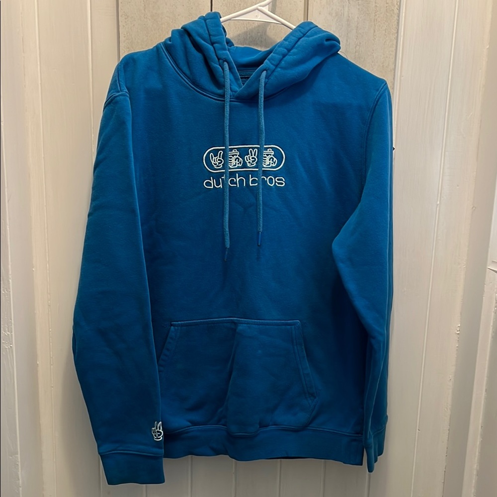 Dutch Bros Blue Sweatshirt Hoodie Casual Wear